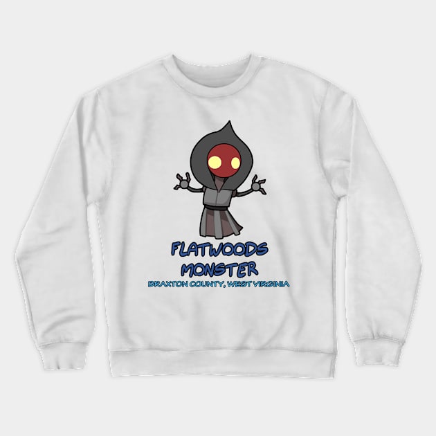 Compendium of Arcane Beasts and Critters - Flatwoods Monster Crewneck Sweatshirt by taShepard